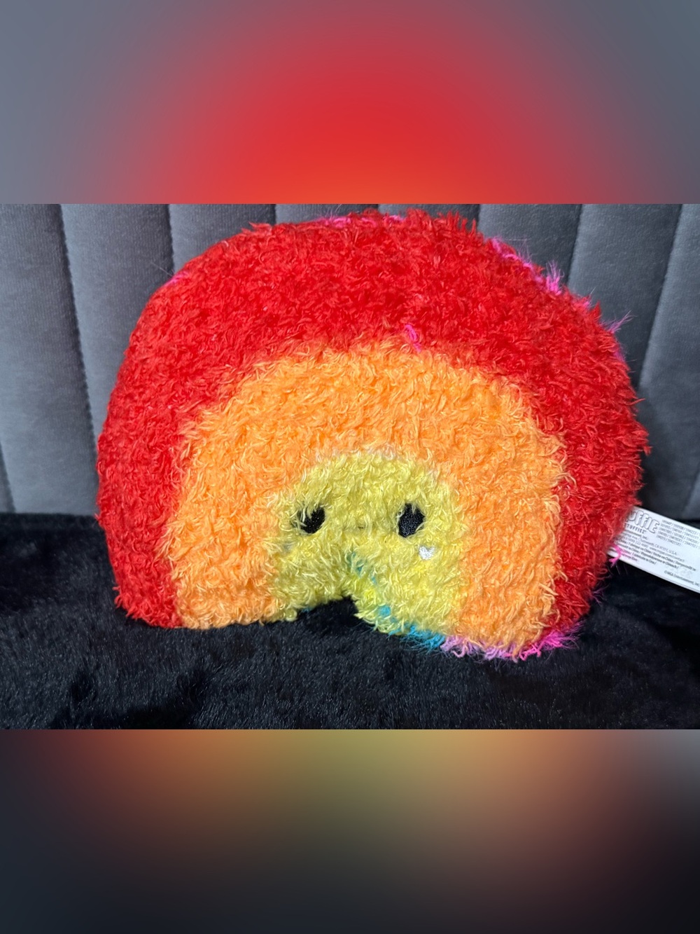 💞4/$35-Fluffie Stuffiez Rainbow Plush MGA Entertainment Colorful Fuzzy Plush Toy